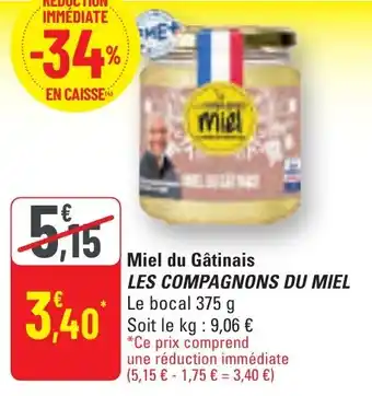 G20 Miel du gâtinais les compagnons du miel offre
