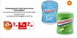 Coccinelle Supermarché HOLLYWOOD Chewing gums Fresh sans sucres offre