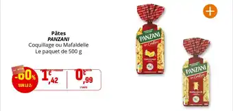 Coccinelle Supermarché PANZANI Pâtes offre