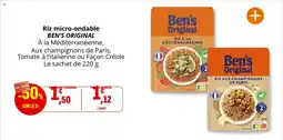 Coccinelle Supermarché BEN'S ORIGINAL Riz micro-ondable offre