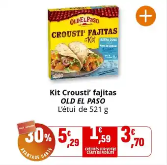 Coccinelle Supermarché OLD EL PASO Kit Crousti' fajitas offre
