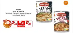 Coccinelle Supermarché PAUL & LOUISE Tripes offre
