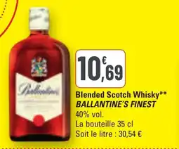 G20 Blended scotch whisky ballantine's finest offre