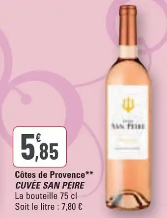 G20 Côtes de provence cuvée san peire offre
