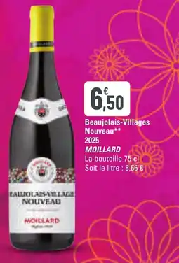 G20 Beaujolais-villages nouveau 2025 moillard offre