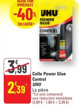 G20 Colle power glue control uhu offre