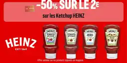 Coccinelle Supermarché HEINZ sur les Ketchup offre