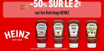 Coccinelle Supermarché HEINZ sur les Ketchup offre