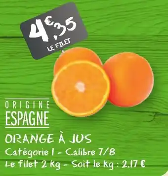G20 Orange à jus offre