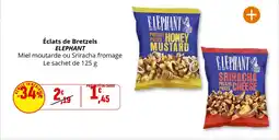 Coccinelle Supermarché ELEPHANT Éclats de Bretzels offre