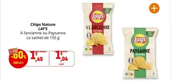 Coccinelle Supermarché LAY'S Chips Nature offre
