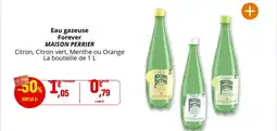 Coccinelle Supermarché MAISON PERRIER Eau gazeuse Forever offre