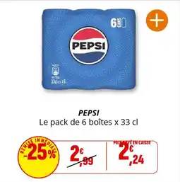 Coccinelle Supermarché PEPSI offre