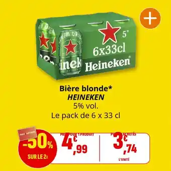 Coccinelle Supermarché HEINEKEN Bière blonde offre