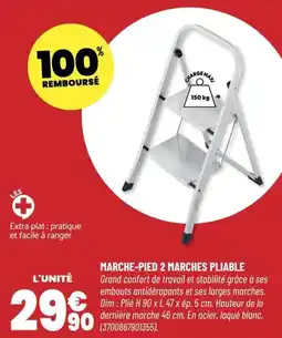 Bricorama Marche-pied 2 marches pliable offre