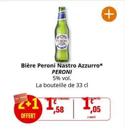 Coccinelle Supermarché PERONI Bière Peroni Nastro Azzurro offre
