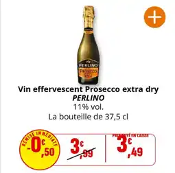 Coccinelle Supermarché PERLINO Vin effervescent Prosecco extra dry offre