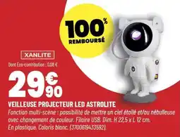 Bricorama Veilleuse projecteur led astrolite offre