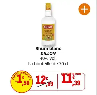 Coccinelle Supermarché DILLON Rhum blanc offre