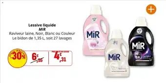 Coccinelle Supermarché MIR Lessive liquide offre