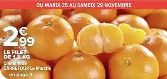 Clémentine carrefour le marché