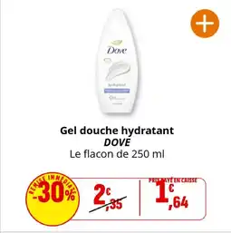 Coccinelle Supermarché DOVE Gel douche hydratant offre
