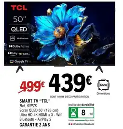 E.Leclerc Espace Culturel TCL Smart tv offre