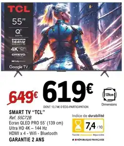 E.Leclerc Espace Culturel TLC Smart tv offre
