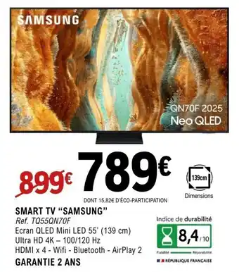 E.Leclerc Espace Culturel SAMSUNG Smart tv offre