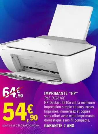 E.Leclerc Espace Culturel HP Imprimante offre