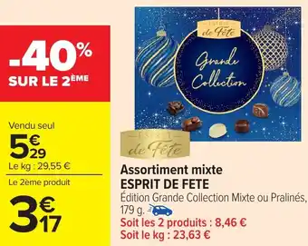 Carrefour Market Assortiment mixte esprit de fete offre