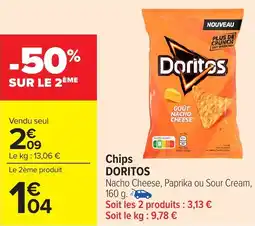 Carrefour Market Chips doritos offre