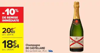 Carrefour Market Champagne de castellane offre
