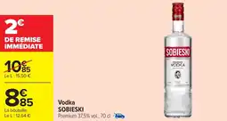 Carrefour Market Vodka sobieski offre