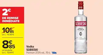 Carrefour Market Vodka sobieski offre
