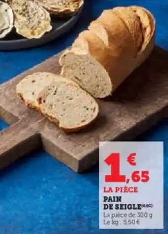 Hyper U Pain de seigle offre