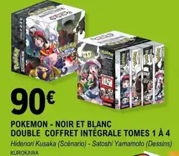 E.Leclerc Espace Culturel POKEMON noir et blanc double coffret intégrale tomes 1 à 4 offre