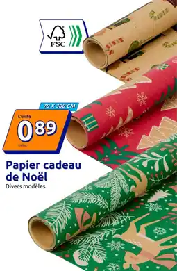 Action Papier cadeau de Noël offre