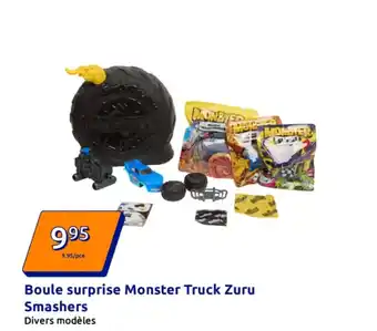 Action Boule surprise Monster Truck Zuru Smashers offre