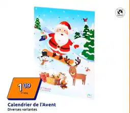Action Calendrier de l'Avent offre