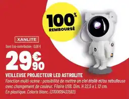 Bricomarché Veilleuse projecteur led astrolite offre