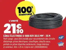 Bricomarché Câble électrique u-1000 r2v offre