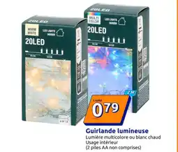 Action Guirlande lumineuse offre
