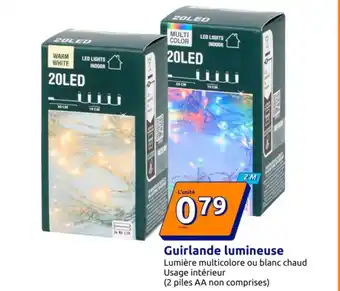 Action Guirlande lumineuse offre