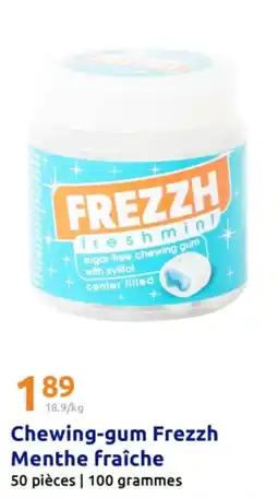 Action Chewing-gum Frezzh Menthe fraîche offre