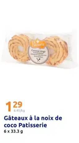Action Gâteaux à la noix de coco Patisserie offre