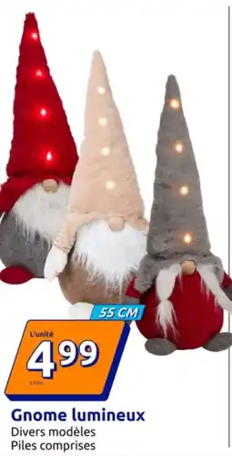 Action Gnome lumineux offre