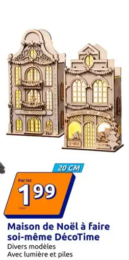 Action Maison de Noël à faire soi-même DécoTime offre
