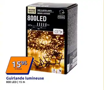 Action Guirlande lumineuse offre