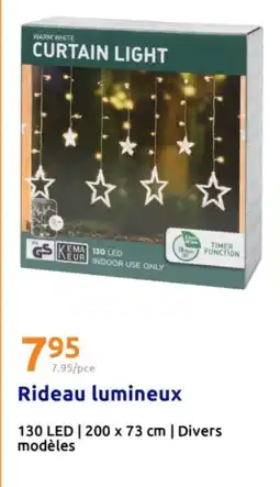 Action Rideau lumineux offre